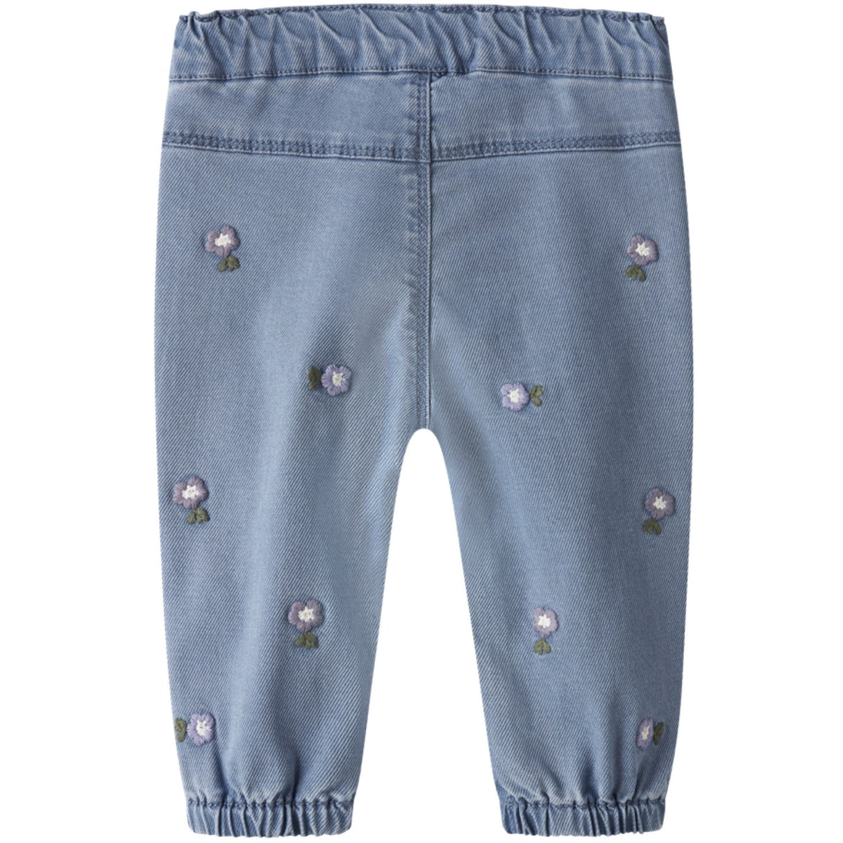 Name It Denim Blue Flower Emb Nbfrose Shaped R Emb Jeans 5321-Yb H