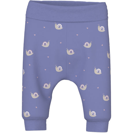 Name It Lavender Violet Snail Nbfvimone Sweat Pants Box Bru