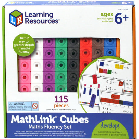 Learning Resources® MathLink® Cubes Maths Fluency Set