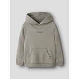 Name It Shadow Nkmbrody Ls Nreg Sweat Wh Bru Noos