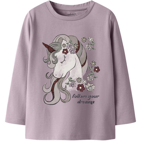 Name It Dawn Pink Nmftulinea Ls Top