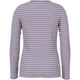 Name It Lavender Gray Lilac Marble Stripe Nkfvemma Ls Slim Top