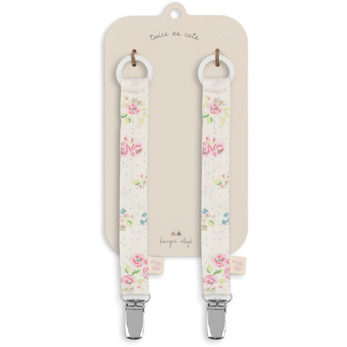 Konges Sløjd Nonoka 2 Pack Pacifier Strap
