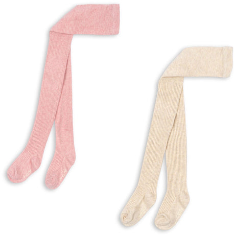Konges Sløjd Rose Mix 2 Pack Rib Tights