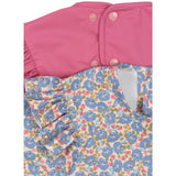 Konges Sløjd Fleur Rosier/Chateau Rose 2 Pack Dinner Bib With Sleeves And Frill