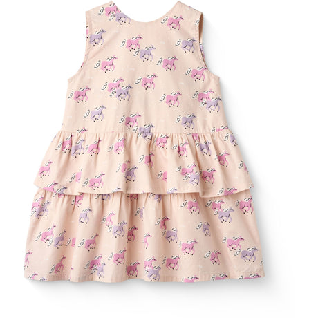 COPENHAGEN COLORS Unicorn Comb Unicorn Dress W. Ruffle & Bow