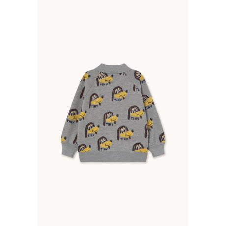 TinyCottons Medium Grey Heather Dogs Cardigan