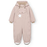 Mini A ture Cloudy Rose Matwisti Fleece Lined Snowsuit. GRS