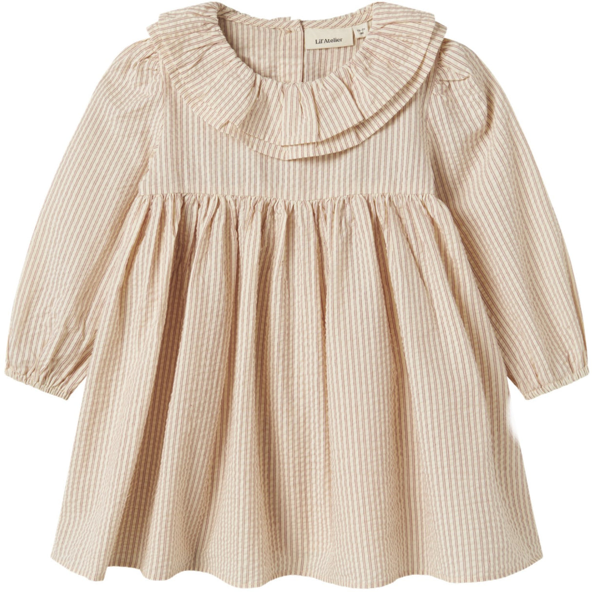 Lil'Atelier Turtledove Nmflucia Ls Dress Lil