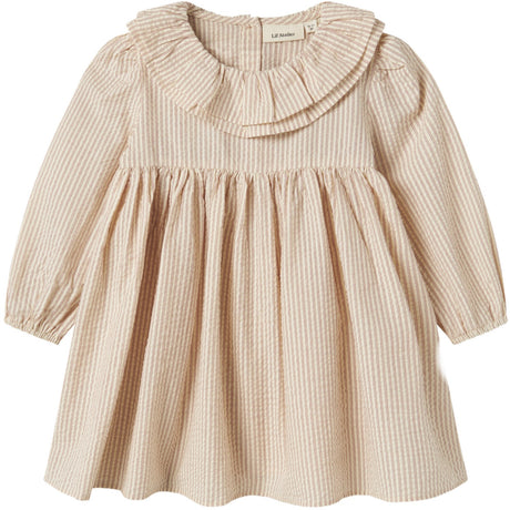 Lil'Atelier Turtledove Nmflucia Ls Dress Lil