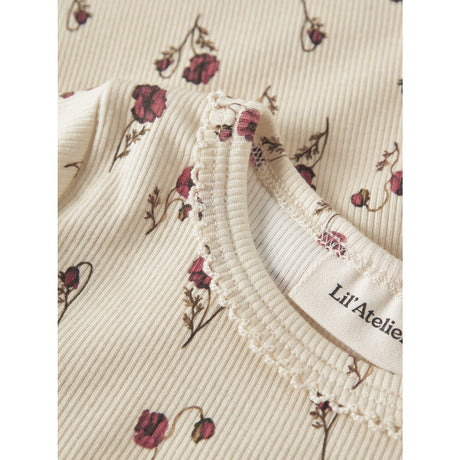 Lil'Atelier Turtledove Nmflavo Egi Ls Slim Top Lil