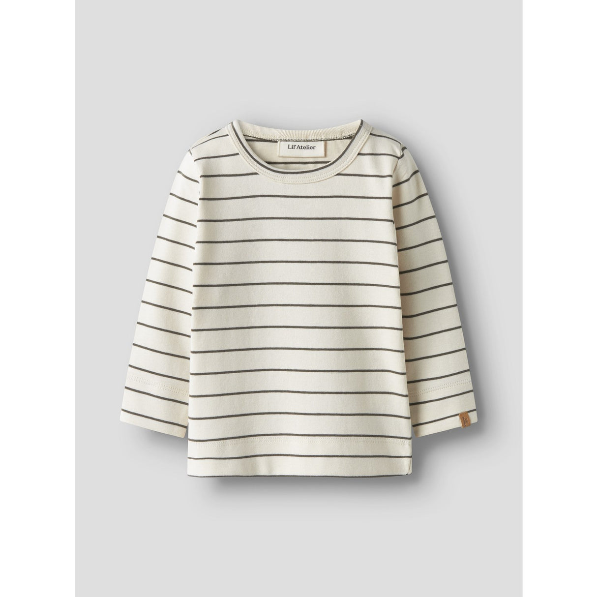 Lil'Atelier Turtledove Nbmgeo Lim Ls Slim Top Lil
