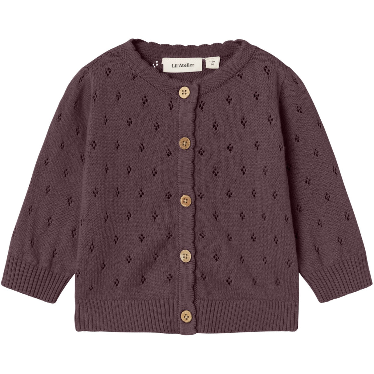 Lil'Atelier Catawba Grape Nbfnimi Ls Knit Card Lil