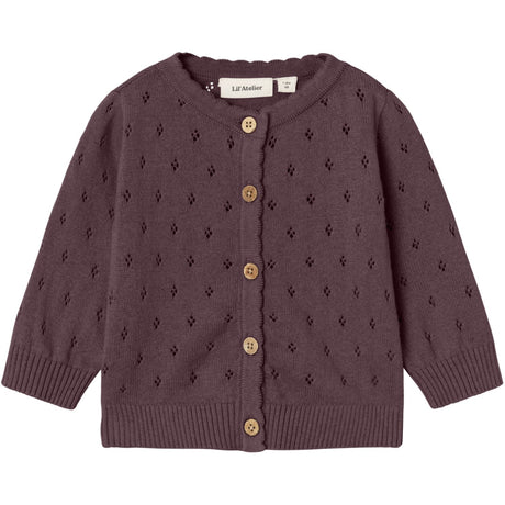 Lil'Atelier Catawba Grape Nbfnimi Ls Knit Card Lil