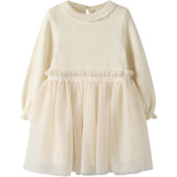 Lil'Atelier Pistachio Shell Nmfsarina Ls Knit Dress Lil