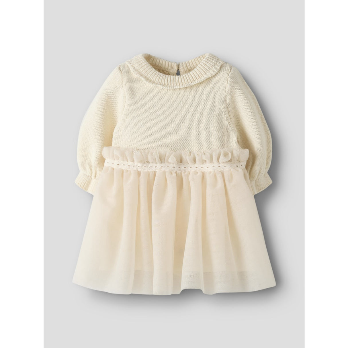 Lil'Atelier Pistachio Shell Nbfsarina Ls Knit Body Dress Lil