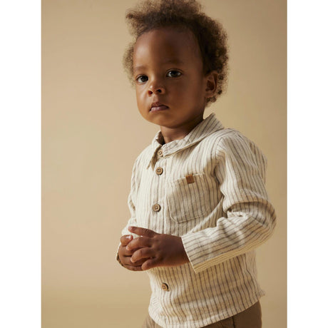 Lil'Atelier Turtledove Sepia Tint Nbmfelixo Ls Body Shirt Lil