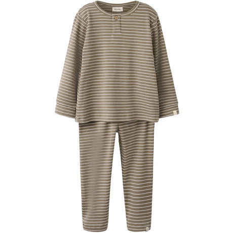 Lil'Atelier Sepia Tint Turtledove Nmmgago Ls Night Set Lil