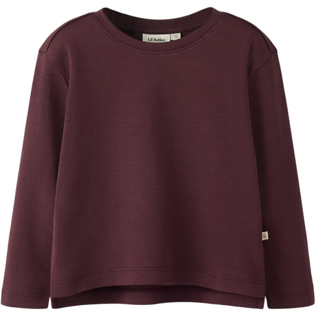 Lil'Atelier Catawba Grape Nmflimia Ls Loose Top Solid Lil