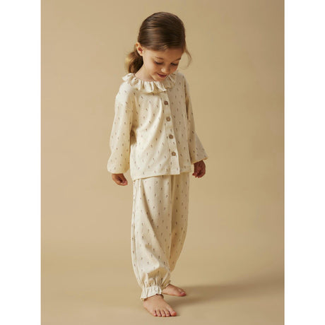 Lil'Atelier Turtledove Floral Nmfgago Rua Loose Night Set Lil