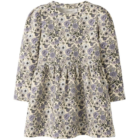 Name It Buttercream Big Flower Nmfnikala Ls Dress Box Lnoos