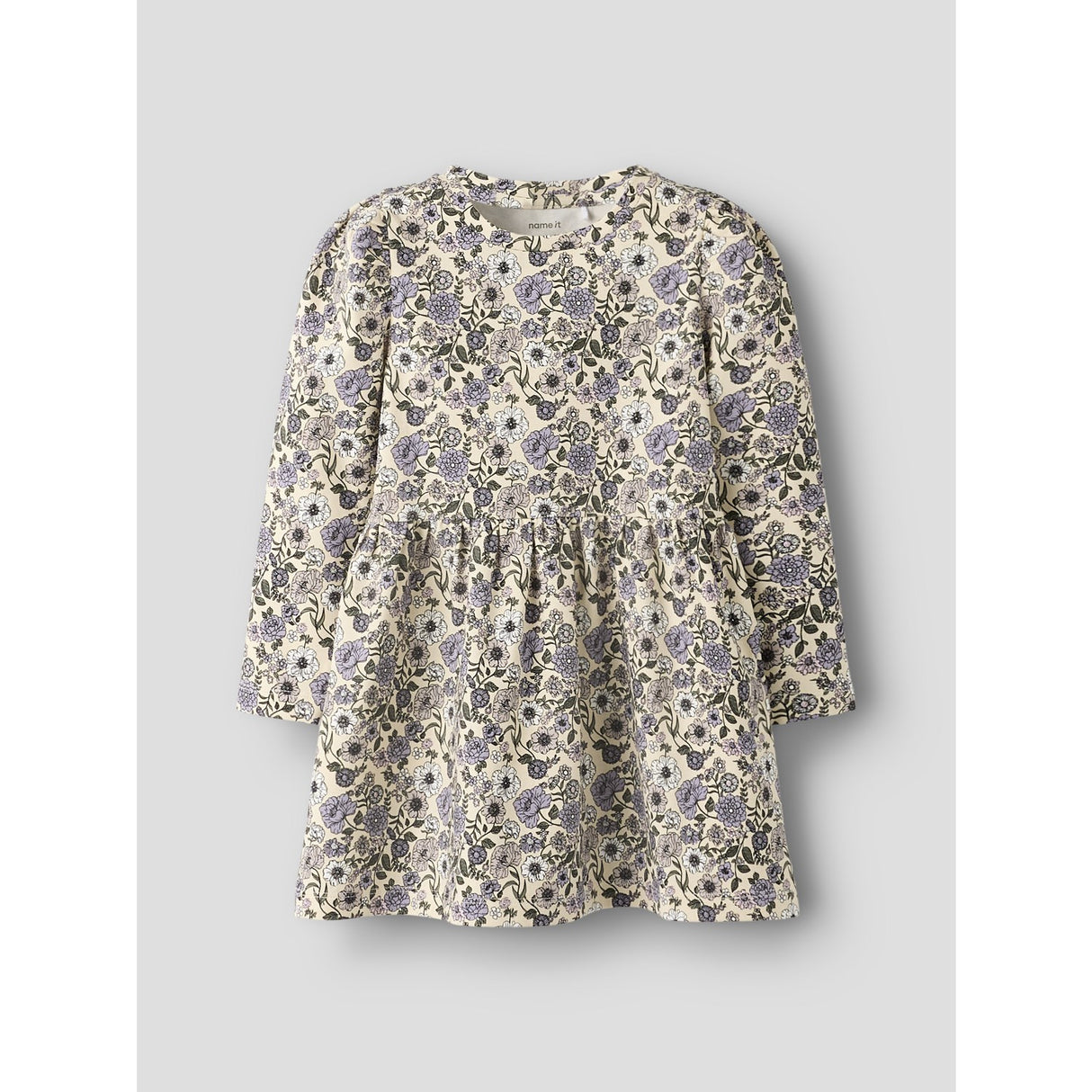 Name It Buttercream Big Flower Nmfnikala Ls Dress Box Lnoos