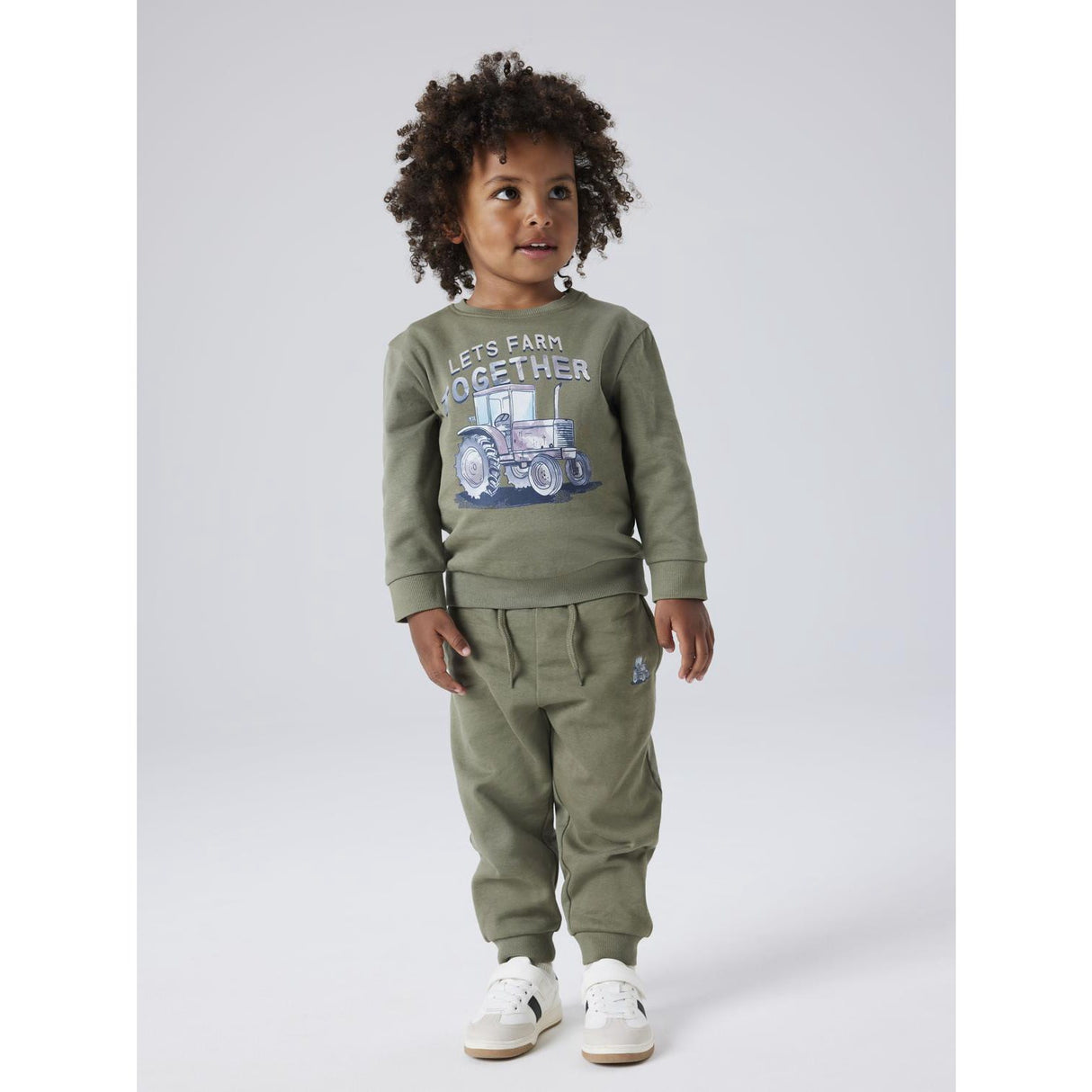 Name It Dusty Olive Nmmnash Nreg Swe Pants Bru