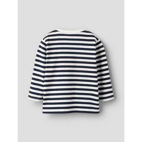 Name It Navy Blazer Bright White Nmmnelson Ls Nreg Top