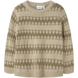 Name It Island Fossil Mermaid Nmmoscar Ls Knit