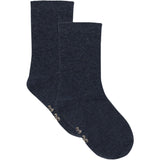 Minymo Blue Nights Melange Perfect Basic Socks (2-Pack)