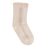 Minymo Burnished Lilac Ankle Socks Solid 2-Pack