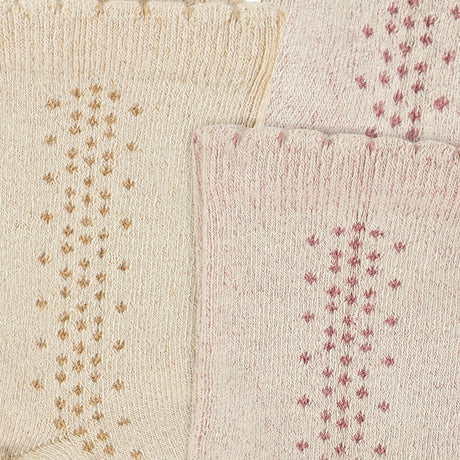 Minymo Burnished Lilac Ankle Socks Solid 2-Pack