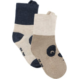 Minymo Blue Nights Socks W. 3D Effect (2-Pack)