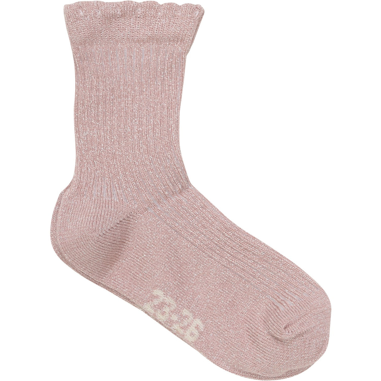 Minymo Ash Rose Socks W. Glitter (2-Pack)