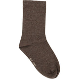 Minymo Chestnut Melange Perfect Basic Socks (2-Pack)