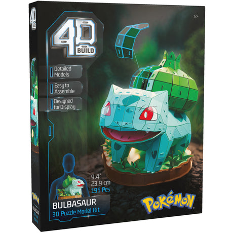 4D PUZZLES Pokemon 30 Cm Bulbasaur