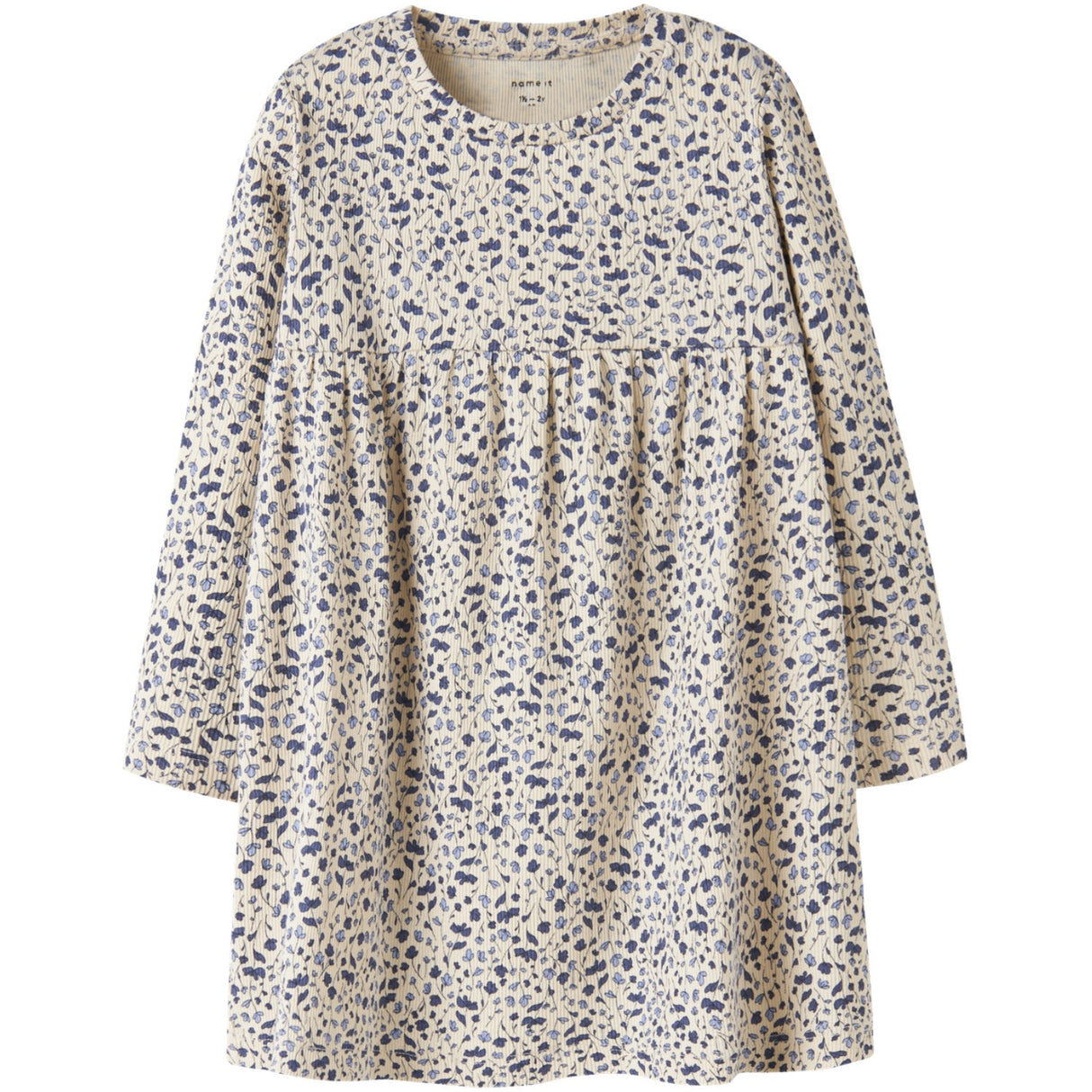 Name It Parchment Nmfnelia Ls Dress Pb