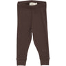 COPENHAGEN COLORS Dk Brown Modal Rib Leggings