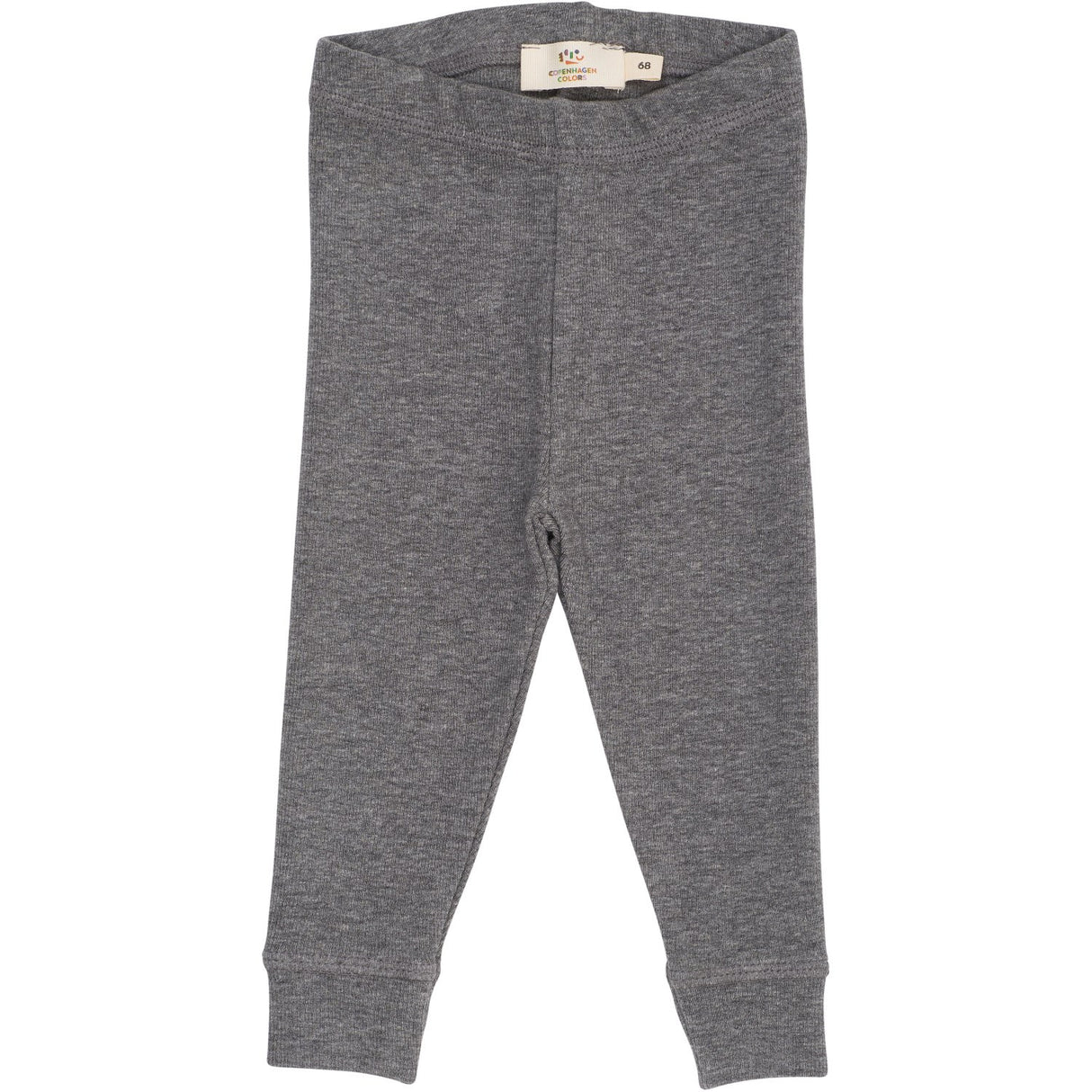COPENHAGEN COLORS Grey Mel. Modal Rib Leggings