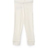COPENHAGEN COLORS Cream Modal Rib Leggings