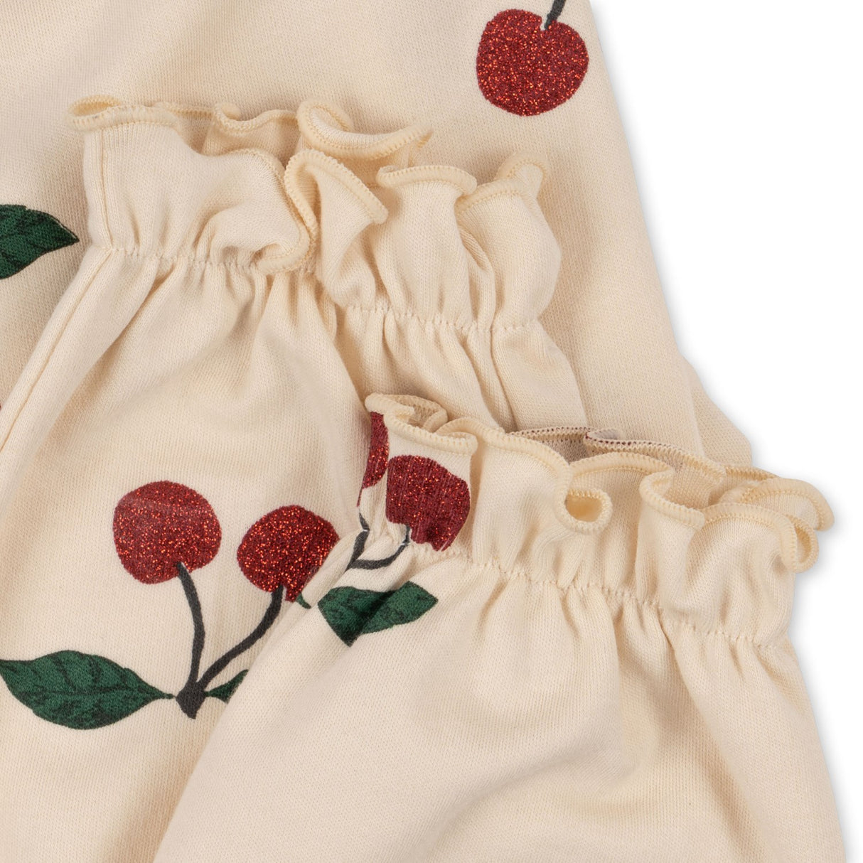 Konges Sløjd Ma Grande Cerise Glitter Malli Glitter Pants GOTS