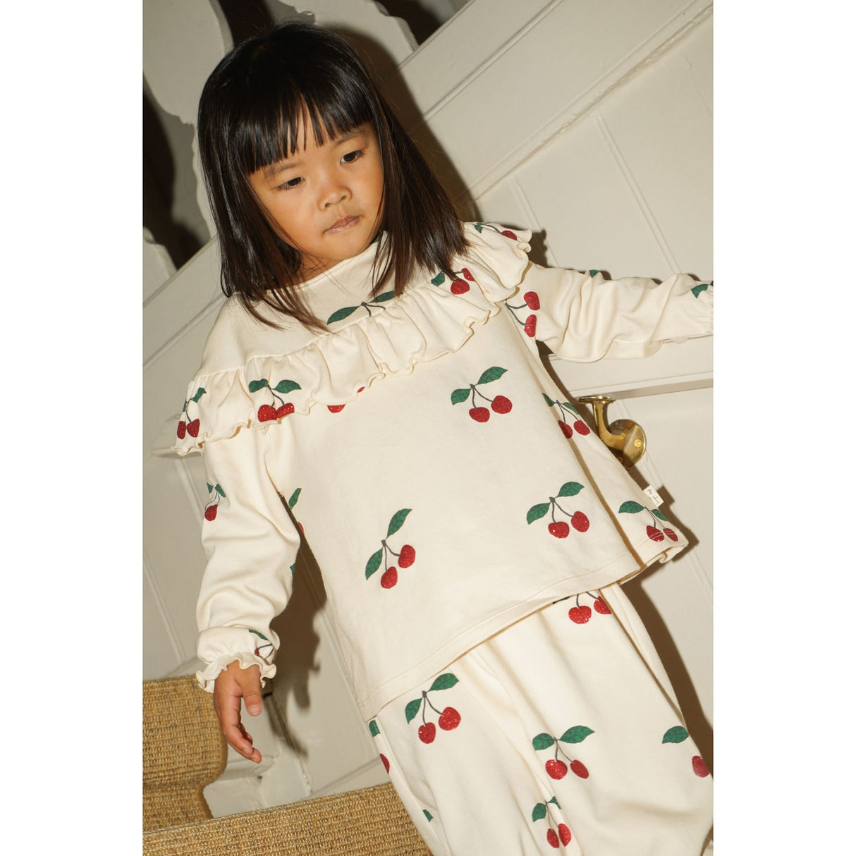 Konges Sløjd Ma Grande Cerise Glitter Malli Glitter Blouse GOTS