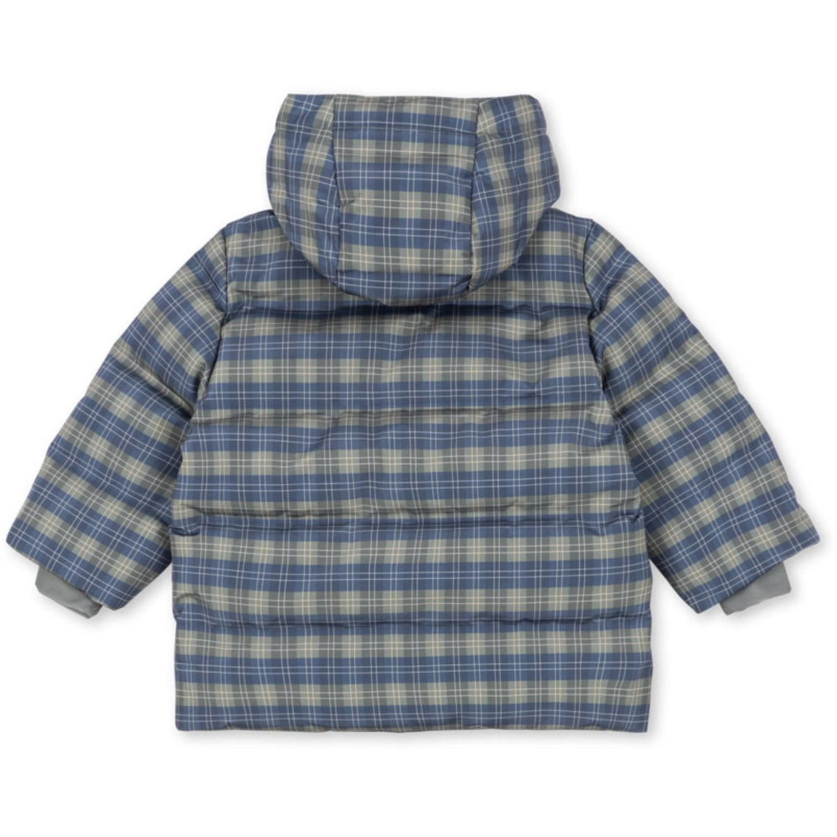 Konges Sløjd Laurel Blue Check Magnum Down Jacket Print Grs