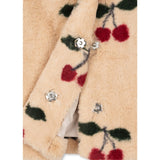 Konges Sløjd Ma Grande Cerise Fuzzie Coat Grs