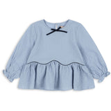 Konges Sløjd Blue Fog Ava Blouse GOTS