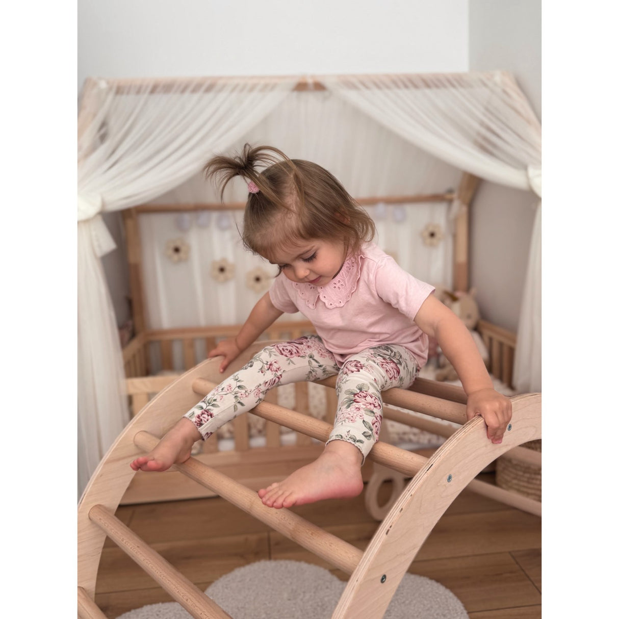 Woobiboo Natural Montessori Wooden Rocker XL