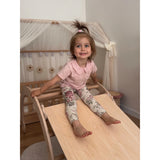 Woobiboo Natural Montessori Rocker With Beige Mattress And Slide-Climber L