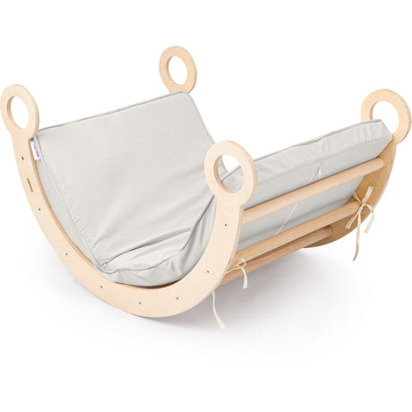 Woobiboo Natural Montessori Rocker With Gray Mattress M