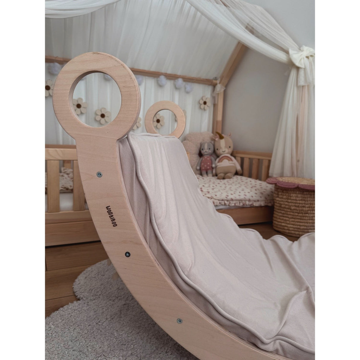 Woobiboo Beige Rocker Mattress L