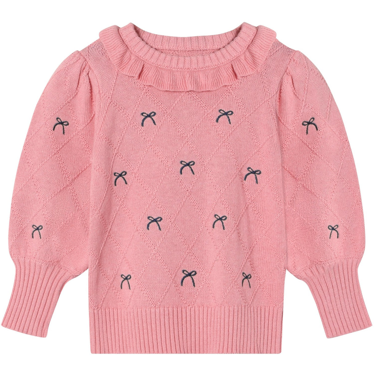 Fliink Candy Pink Lucie Bow Pullover